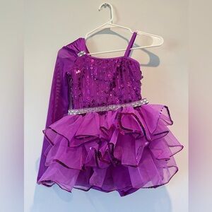 Weissman Shimmering Purple Sequin Costume